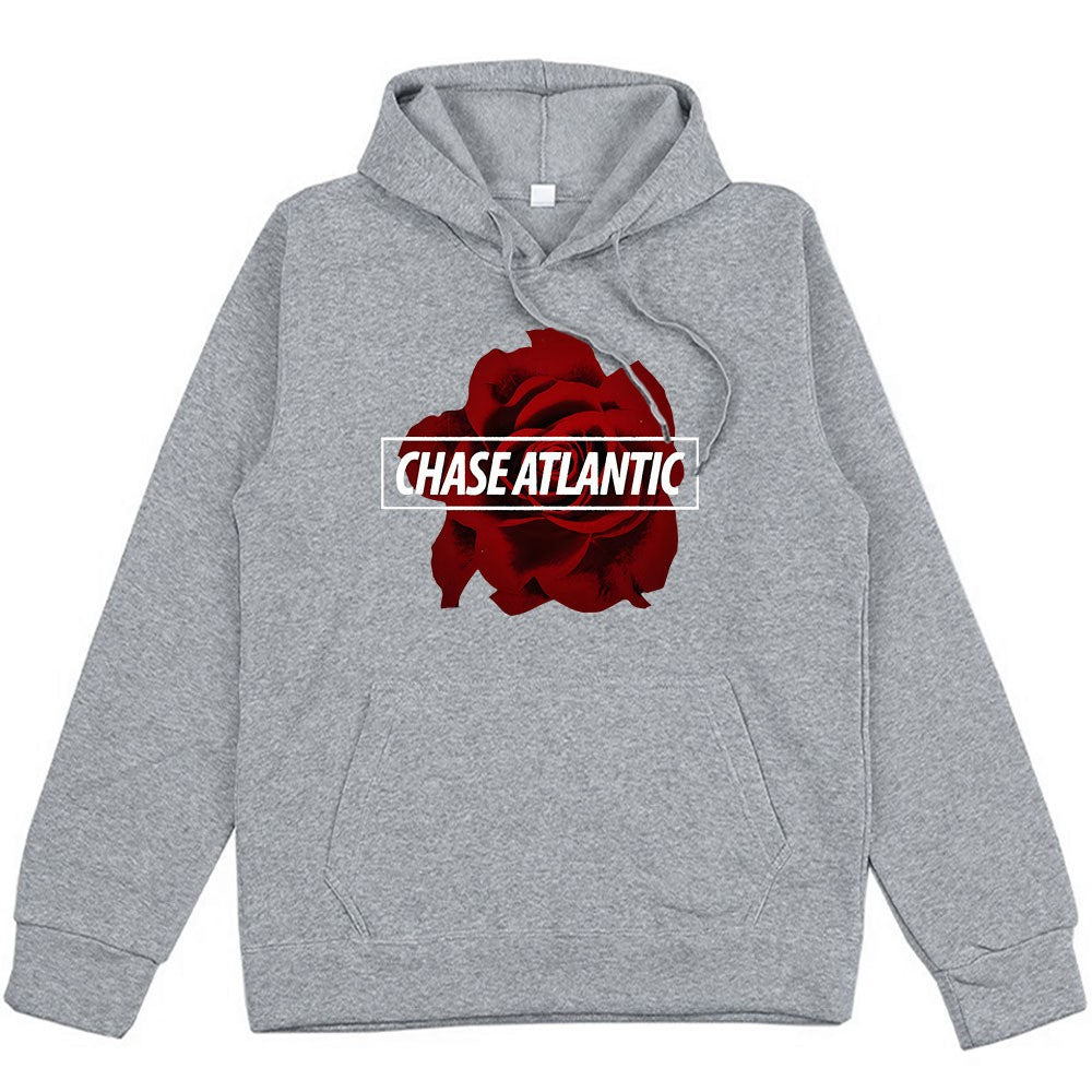 Women's hoodie with romantic rose design Lisslune