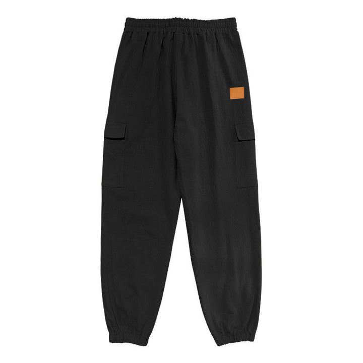 Men's cargo pants with elastic waistband and practical pockets Lisslune