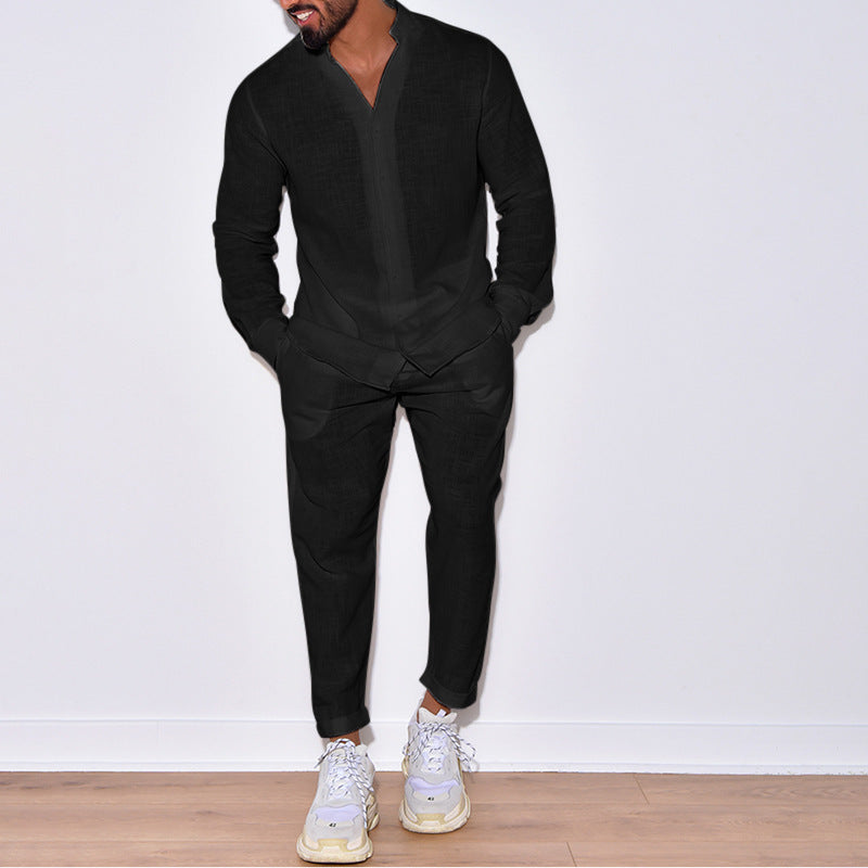 Men's Luxurious Linen Suit Set Lisslune