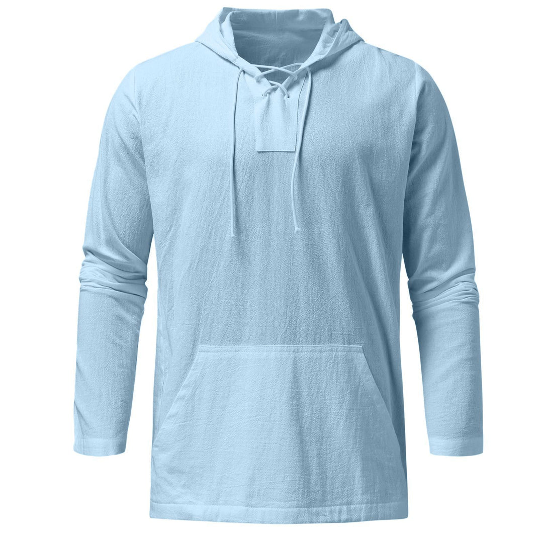 Men's casual hooded shirt with breathable material and modern cut Lisslune
