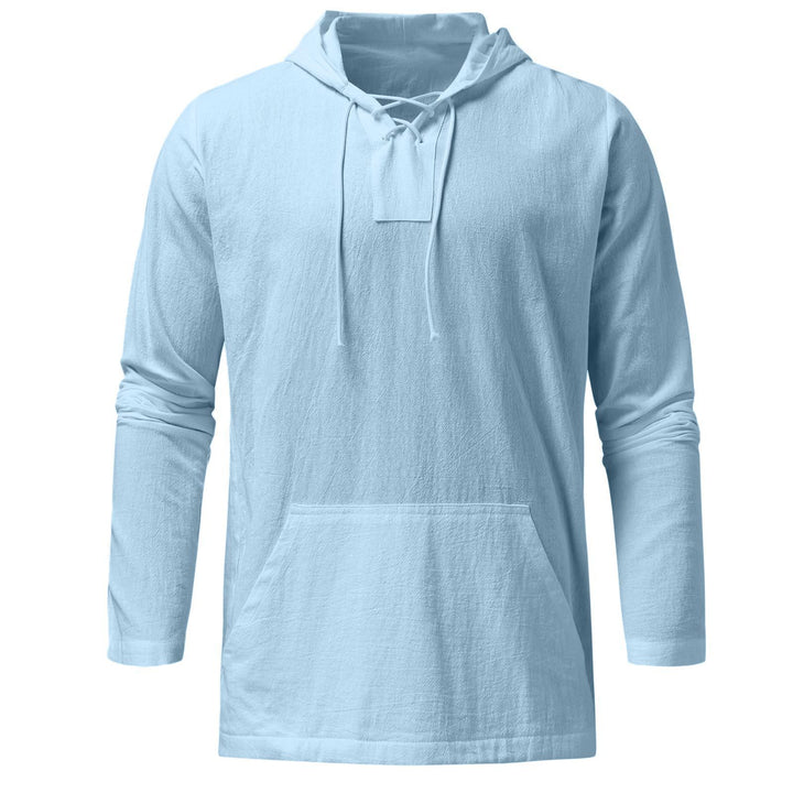 Men's casual hooded shirt with breathable material and modern cut Lisslune