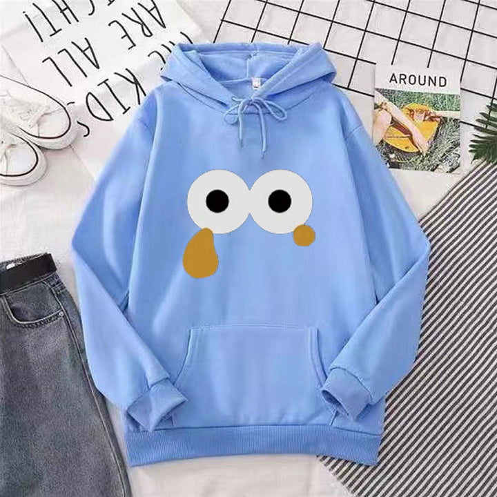 Women's hoodie with eye-catching cartoon print Lisslune