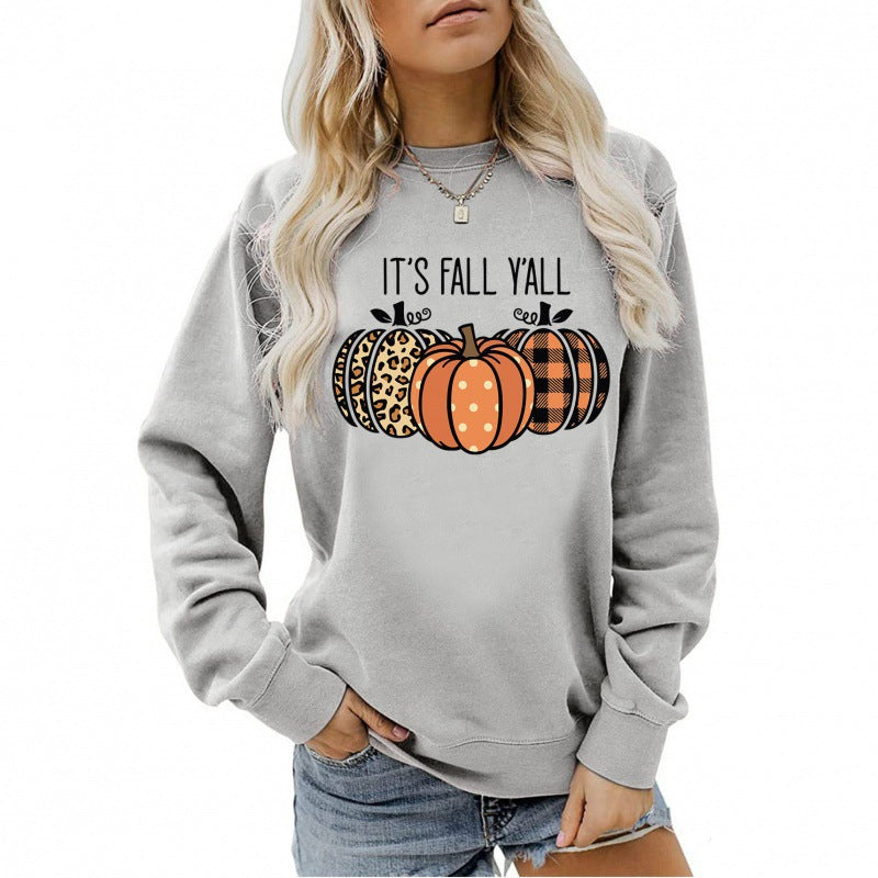 Women’s sweatshirt with playful autumn motif and comfortable fit Lisslune