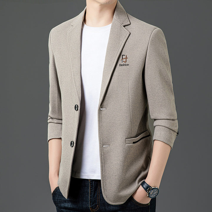 Men's Stylish Blazer Made Of Soft Wool Blend Lisslune