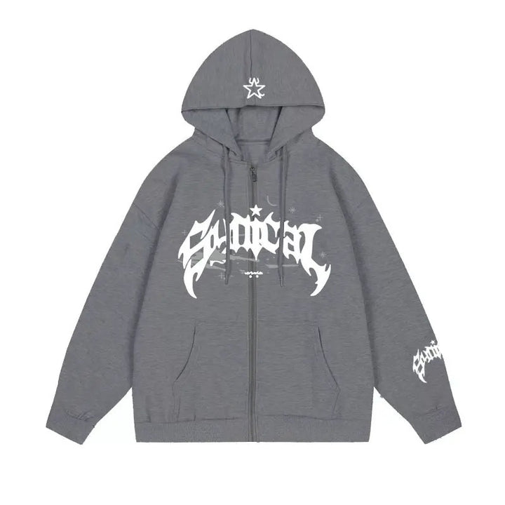 Women's hoodie with urban graphic element and practical pockets Lisslune