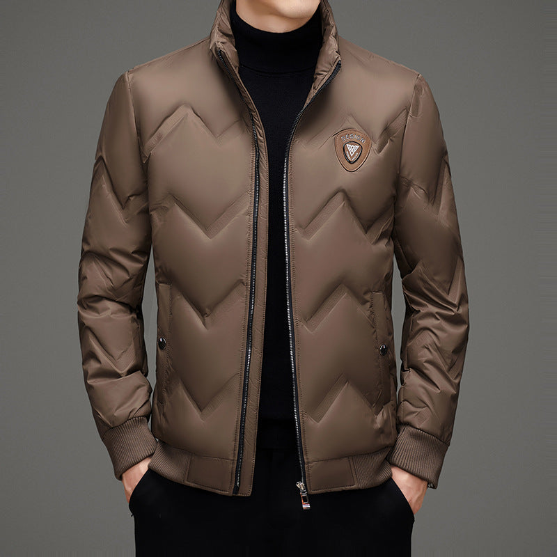 Men's Functional Quilted Jacket with Modern Design Lisslune