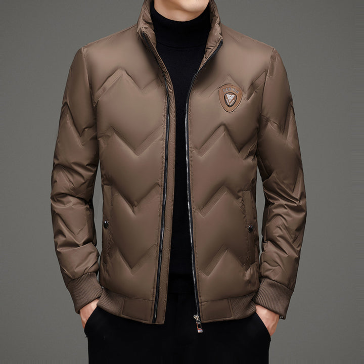 Men's Functional Quilted Jacket with Modern Design Lisslune