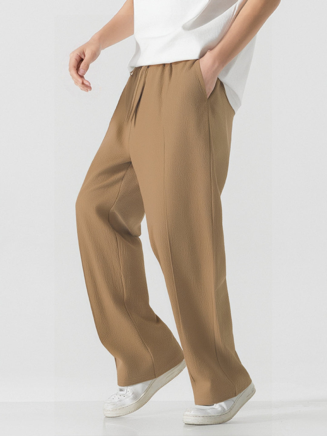 Men's Elegant, Loose Leisure Pants made of Breathable Fabric Lisslune