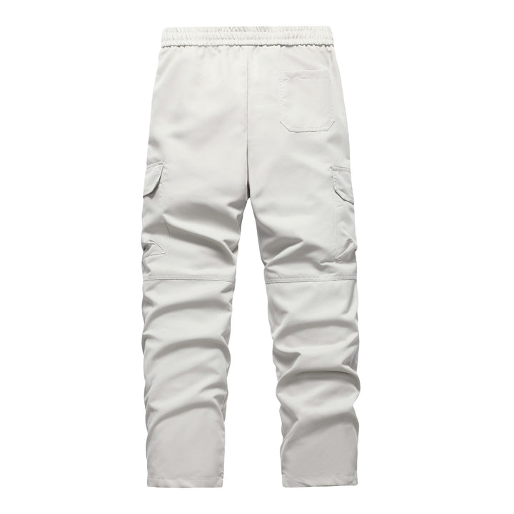 Men's Cargo Pants with Adjustable Waistband and Versatile Pockets Lisslune