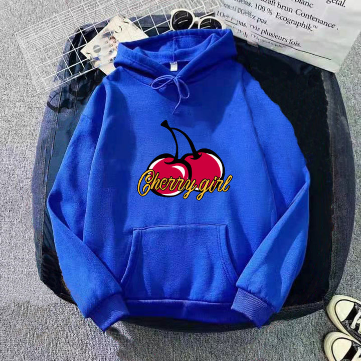 Women's hoodie with cheerful cherry motif Lisslune