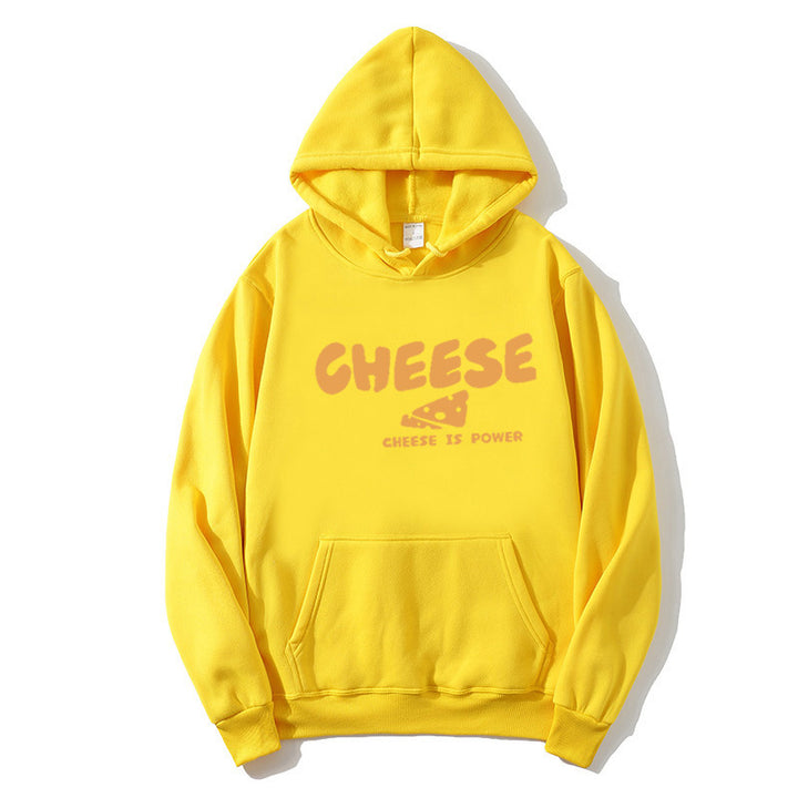 Women's hoodie with humorous cheese design Lisslune