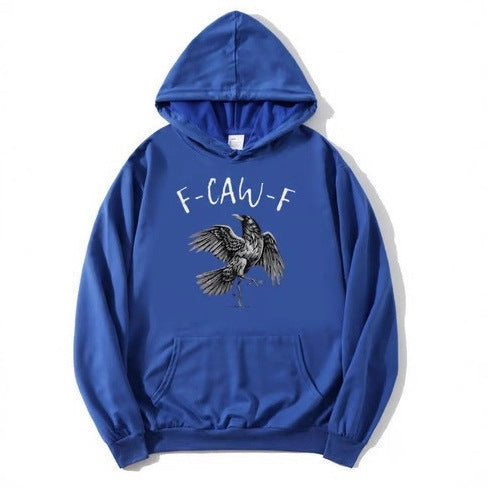Women's hoodie with creative crow design Lisslune