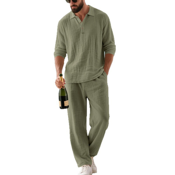 Men's Casual Leisure Set made of breathable material Lisslune