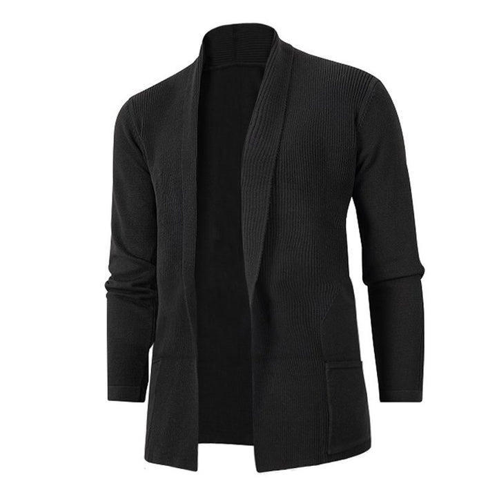 Men's fashionable cardigan with open cut and practical pockets Lisslune