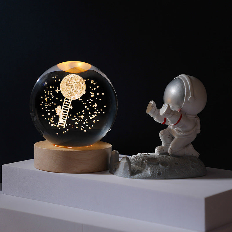 Lisslune | 3D Planet Crystal Ball