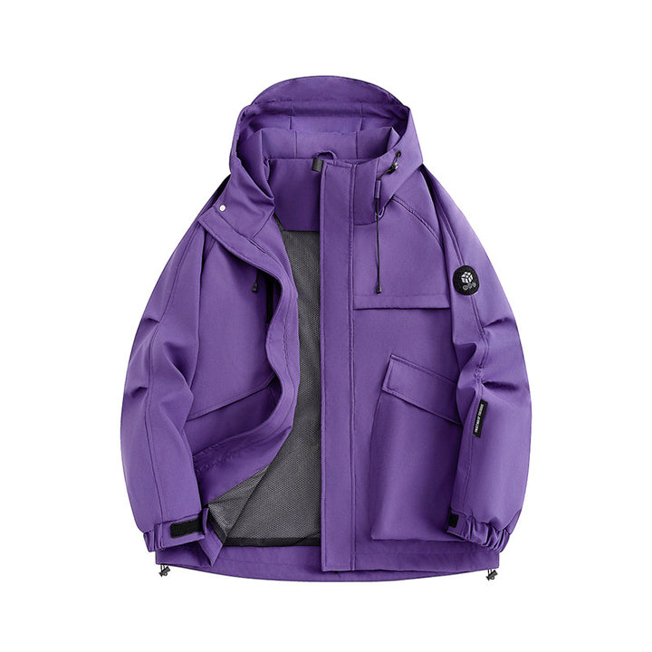 Men's Technical Outdoor Jacket with Versatile Pockets Lisslune