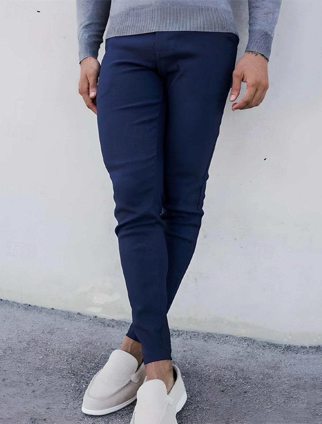 Men's Slim-Fit Pants with innovative stretch material Lisslune