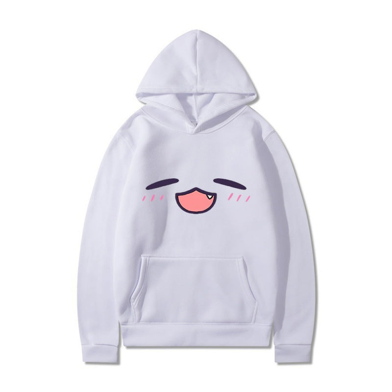 Women's hoodie with cheerful cartoon face and comfortable fit Lisslune