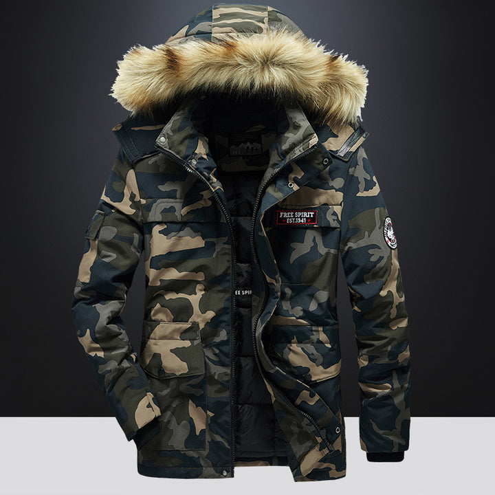 Men's Functional Winter Jacket with Removable Hood Lisslune