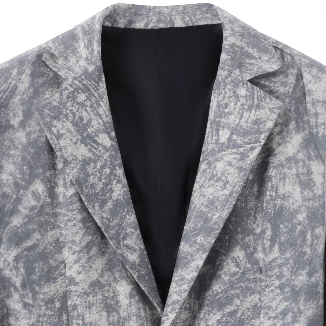 Men's structured casual blazer with modern design and two pockets Lisslune