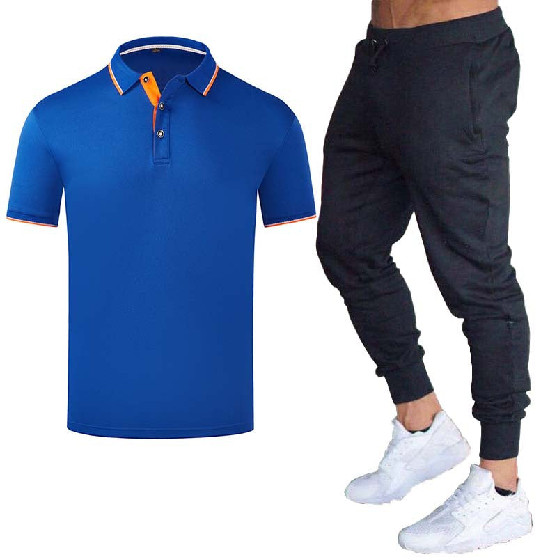 Men's Casual Polo Shirt and Sporty Joggers Lisslune