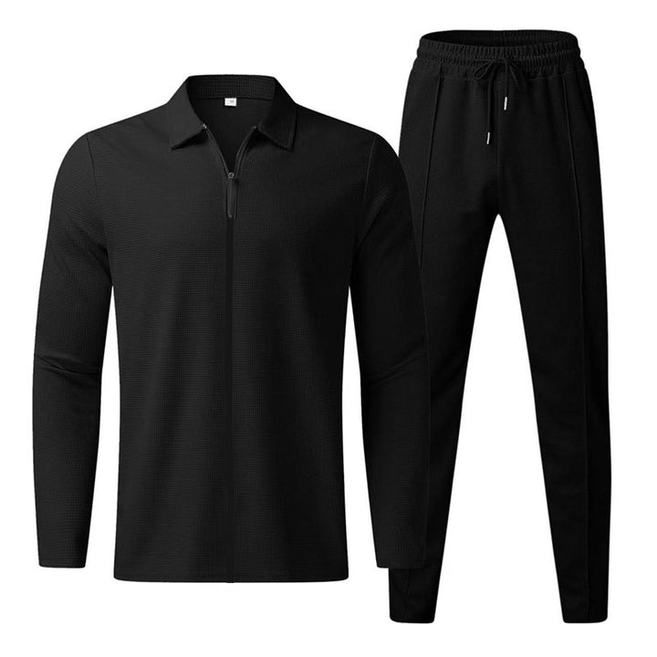Men's Sporty Activewear Set with Functional Material Lisslune