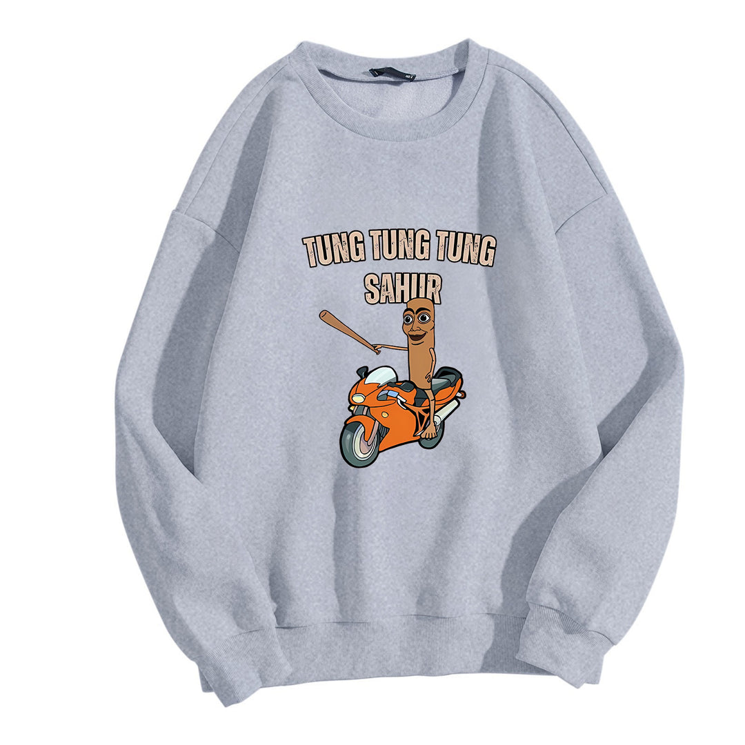 Women's casual sweatshirt with funny graphic design Lisslune