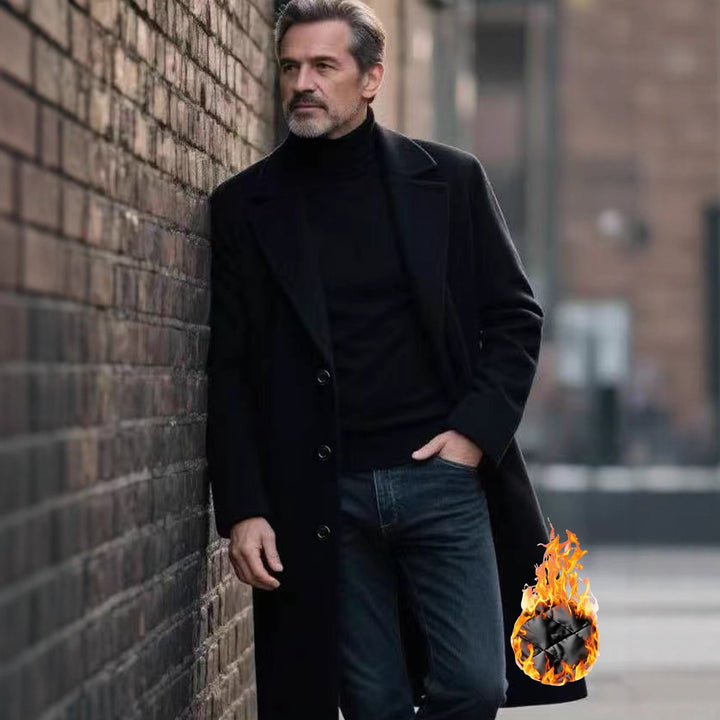 Men's elegant wool coat Lisslune