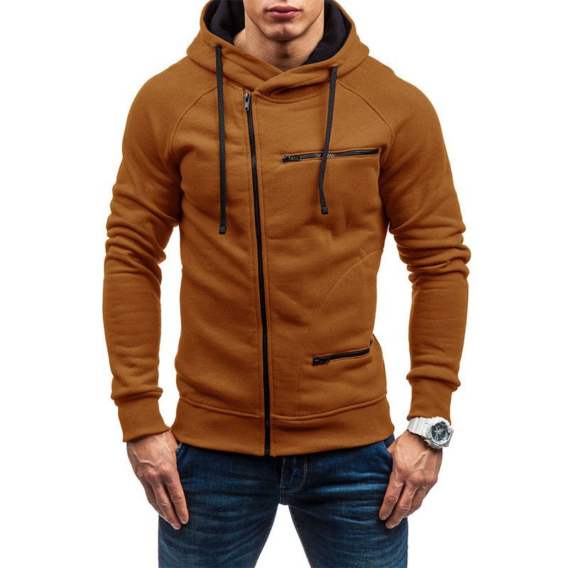 Men's hoodie with functional zipper pockets Lisslune