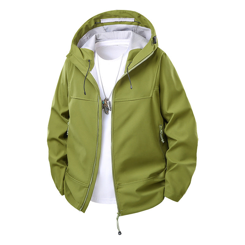 Men's Technical All-Weather Jacket with Removable Hood Lisslune