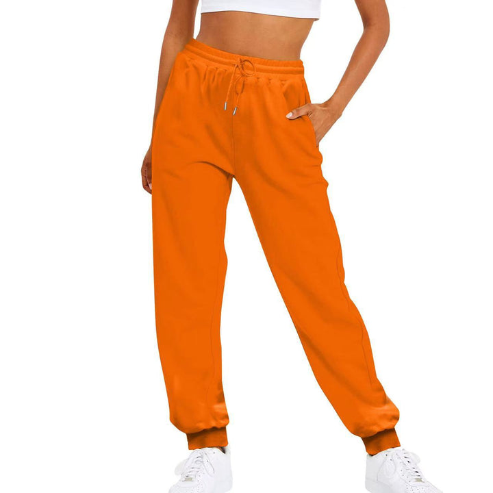 Women's comfortable jogging pants with elastic waistband and side pockets Lisslune