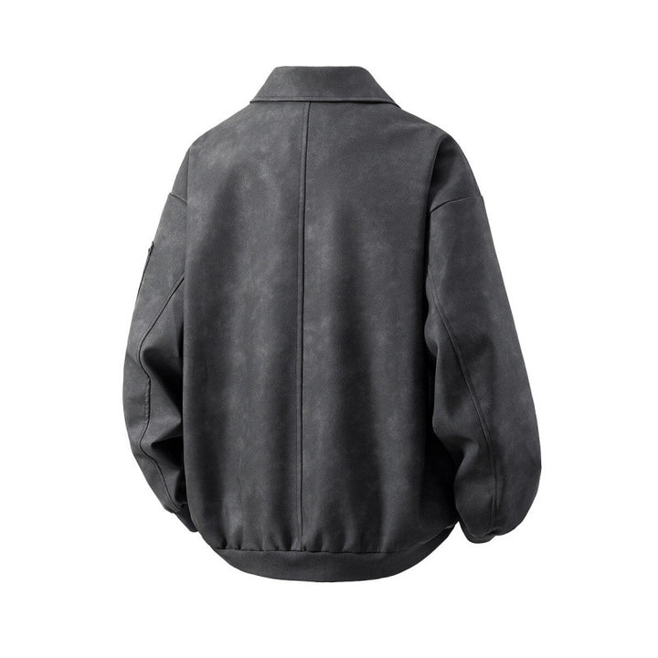 Men's transitional jacket with innovative design and multifunctional zippered pockets Lisslune