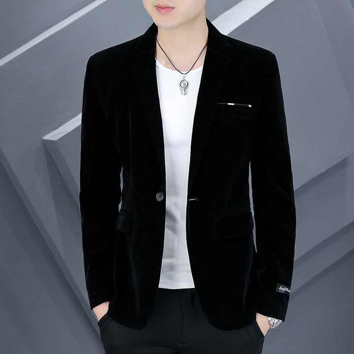 Men's elegant velvet blazer Lisslune