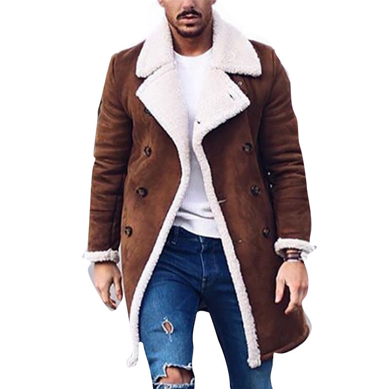 Men's sheepskin coat with luxurious teddy lining Lisslune