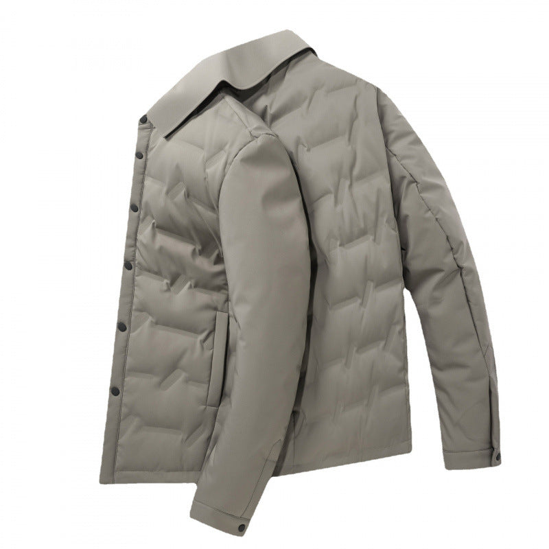 Men's Quilted Jacket with Innovative Functionality and Fashionable Design Lisslune