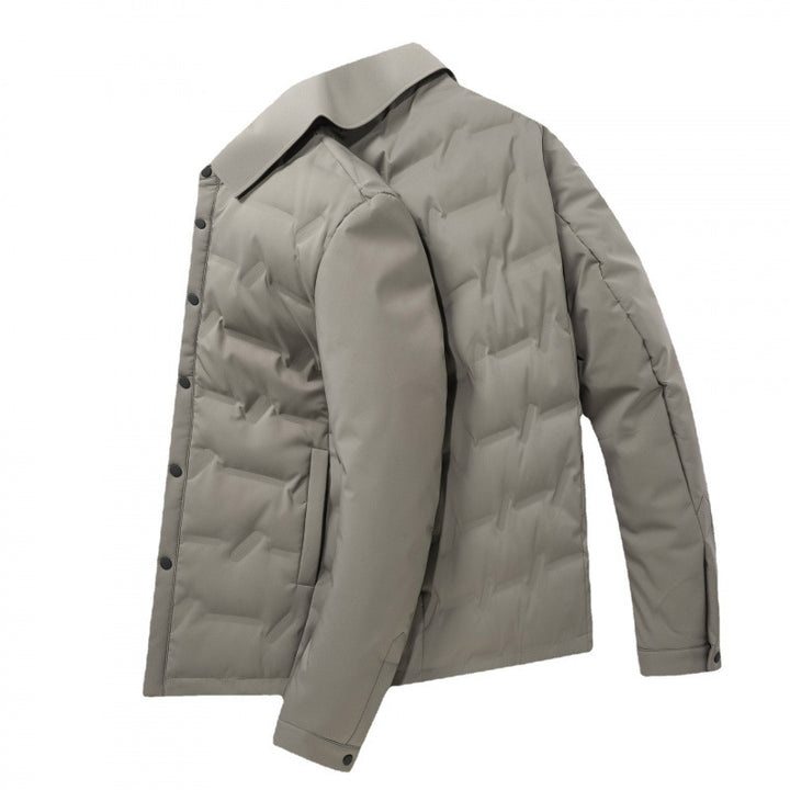 Men's Quilted Jacket with Innovative Functionality and Fashionable Design Lisslune