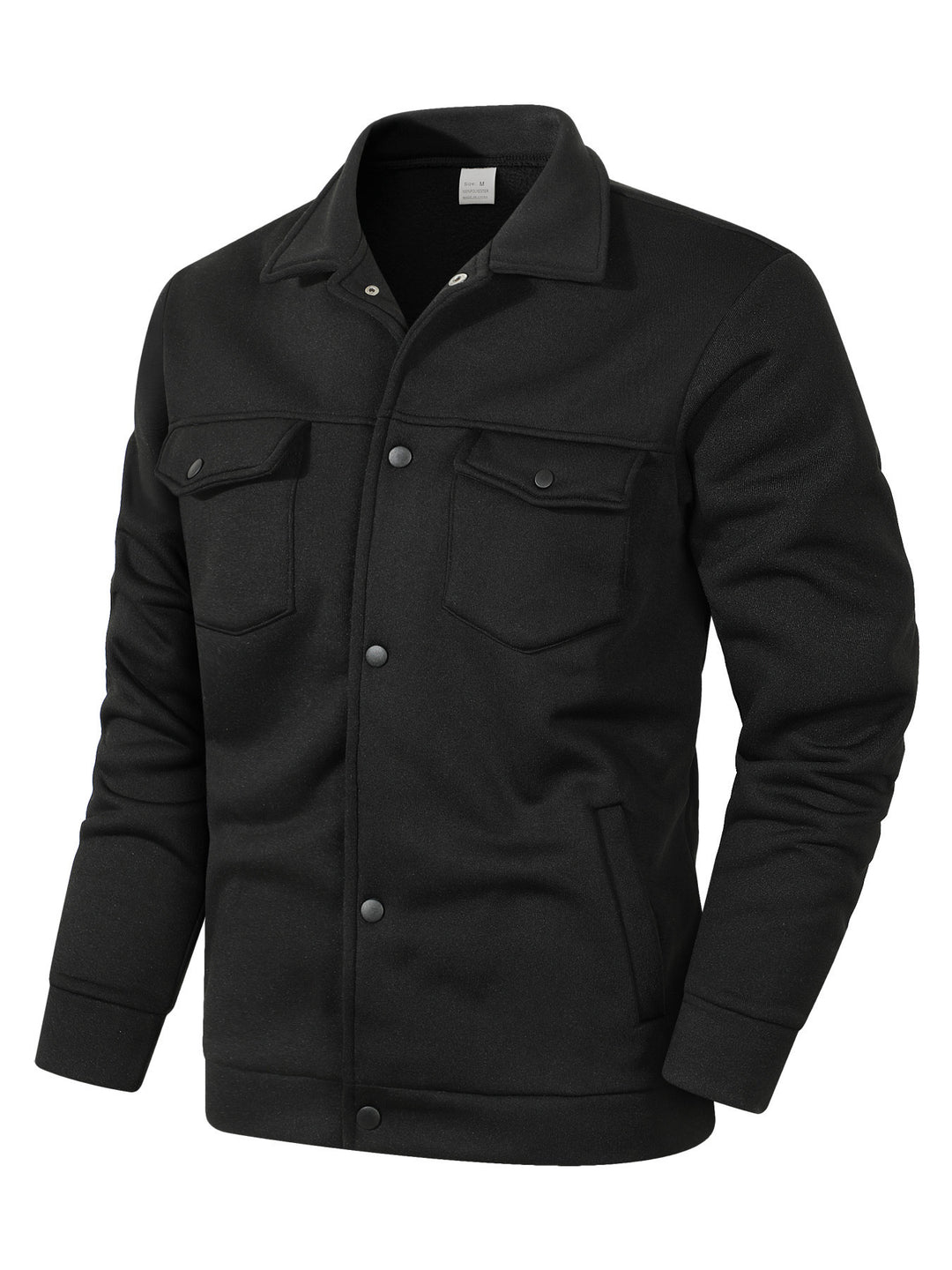 Men's fleece-lined utility jacket with practical pockets Lisslune