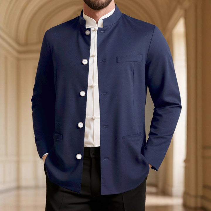 Men's stylish stand-collar blazer Lisslune