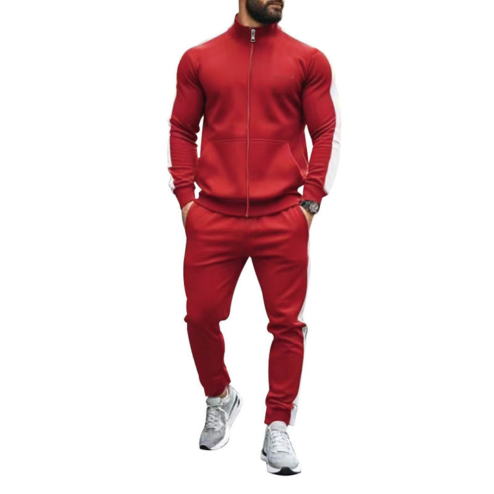 Men's sporty hoodie jacket and jogging pants set Lisslune