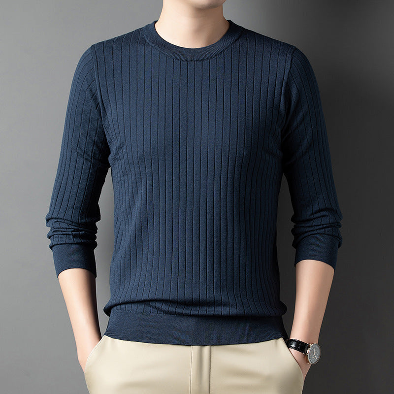 Men's Fine Rib Sweater Lisslune