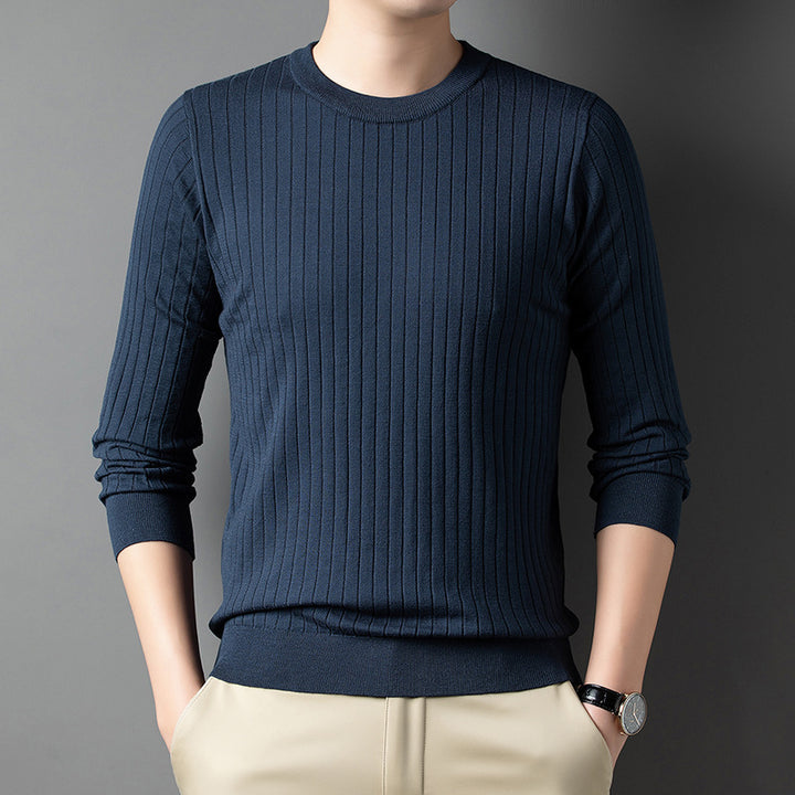 Men's Fine Rib Sweater Lisslune