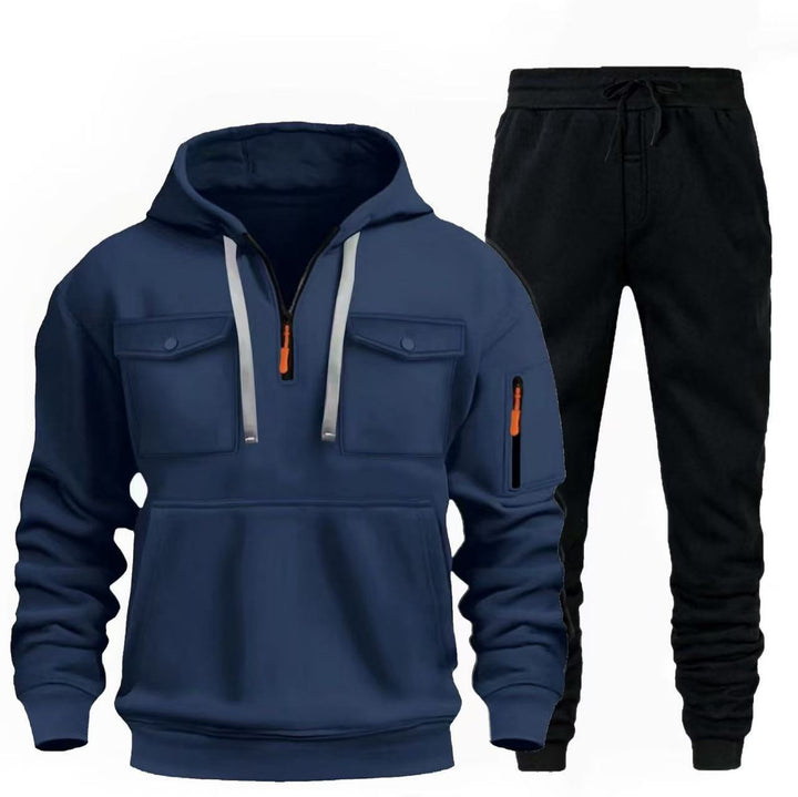 Men's casual leisure combination with functional pockets Lisslune