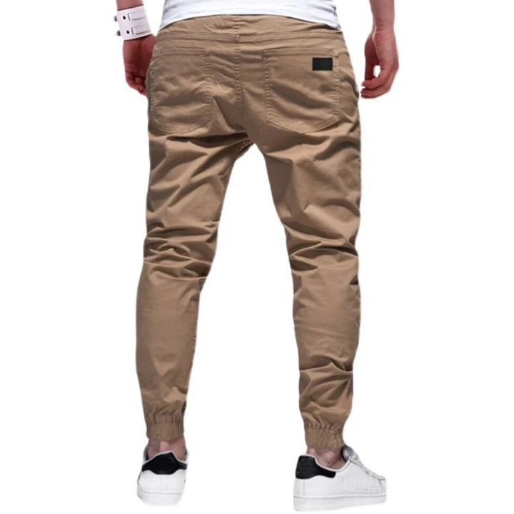 Men's fashionable and comfortable jogging pants with elastic waistband and pockets Lisslune