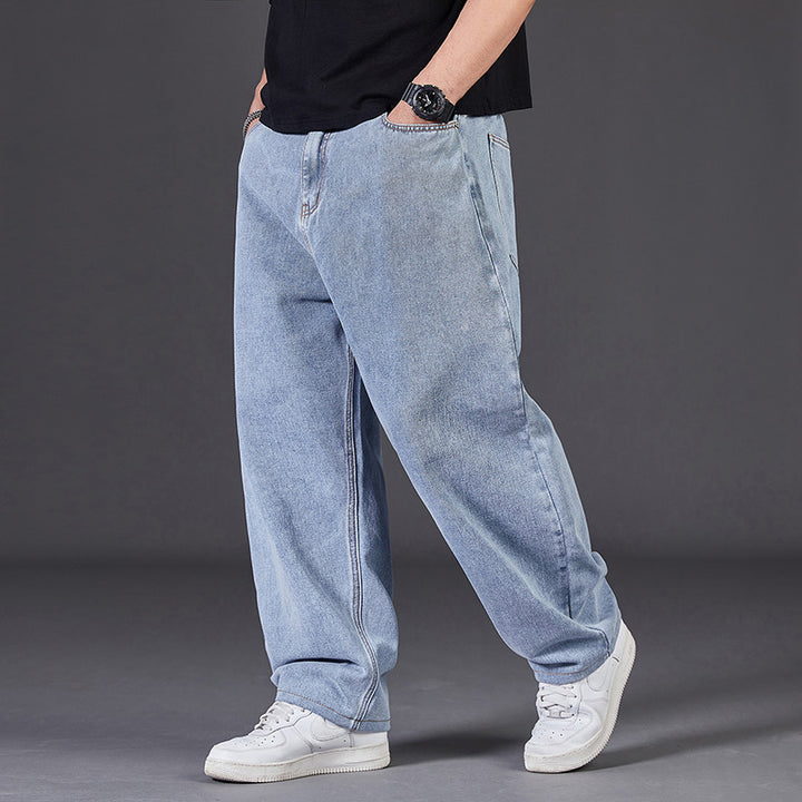 Men's casual wide-cut jeans Lisslune