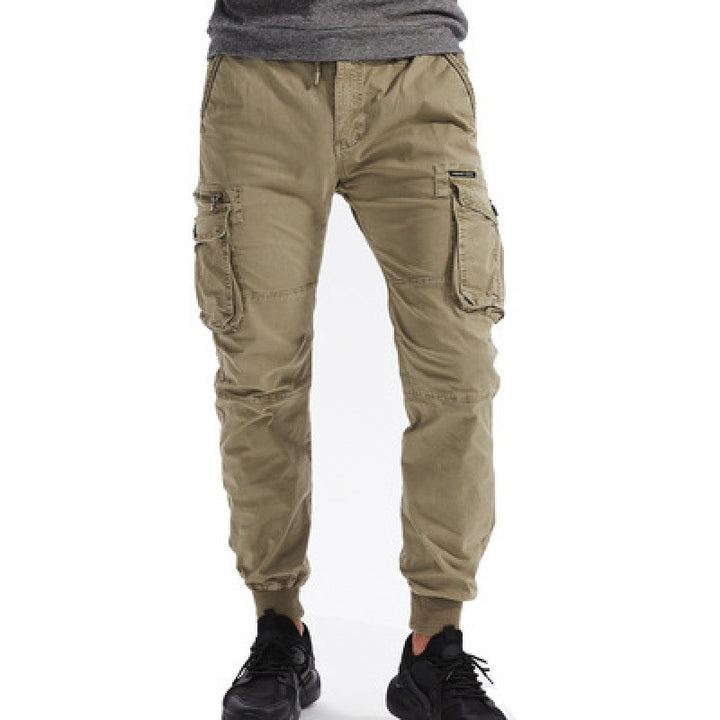 Men's cargo pants with practical pockets and elastic waistband Lisslune