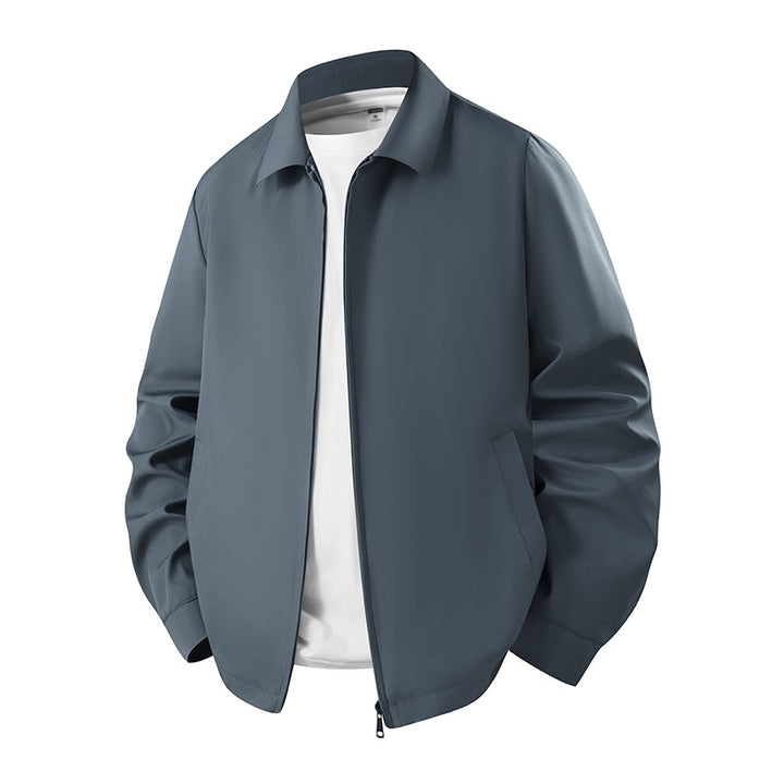 Men's casual transitional jacket with lightly insulating inner lining and practical side pockets Lisslune