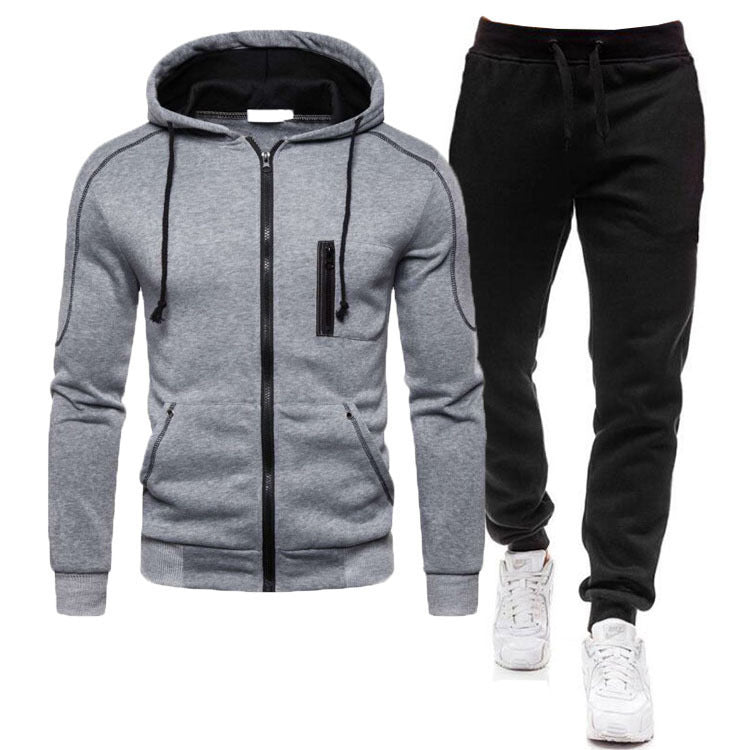 Men's Tracksuit with Stylish Zipper Lisslune