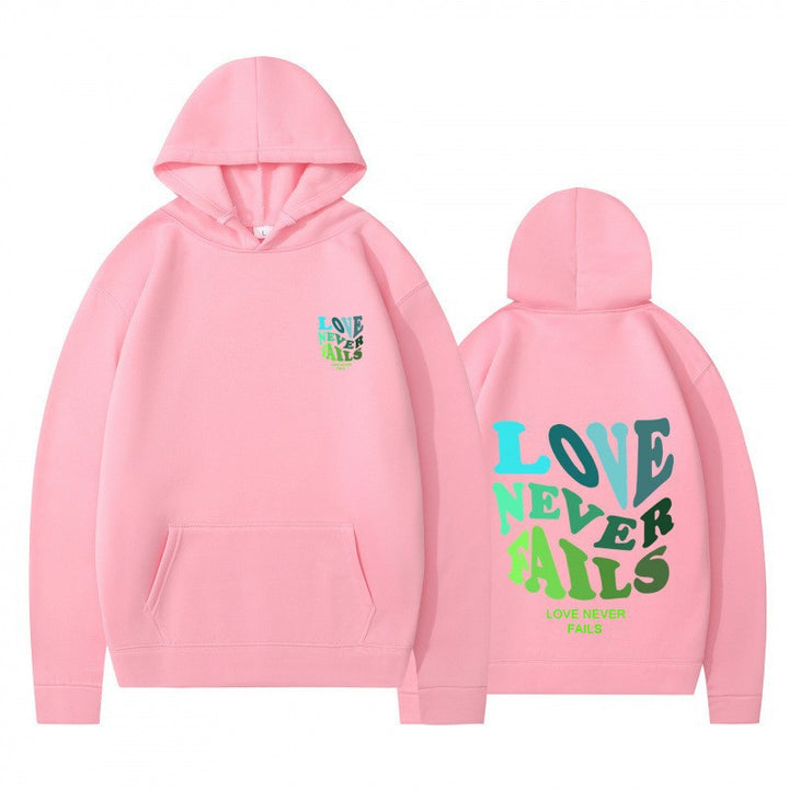 Women’s hoodie with inspiring lettering and casual fit Lisslune