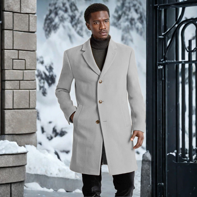 Men's Elegant Long Coat Lisslune