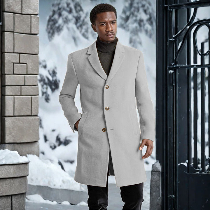 Men's Elegant Long Coat Lisslune
